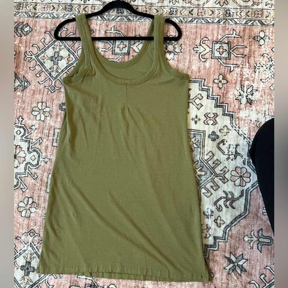 LULULEMON Classic-Fit Cotton-Blend Scoop Dress
Bronze Green medium mini casual - Picture 10 of 11